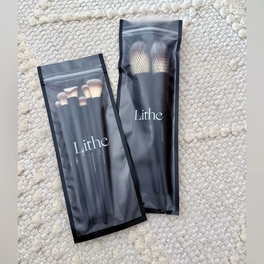 Lithe Lashes Face and Eye Makeup Brush Set Bundle